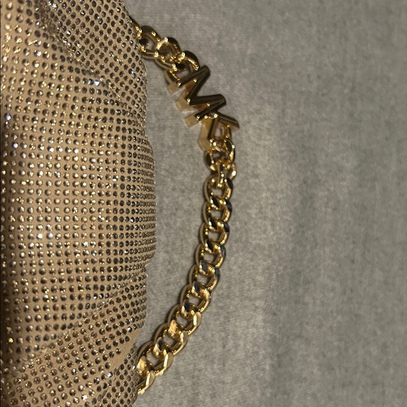 Michael Kors Gold Sparkle Clutch